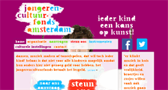 Desktop Screenshot of jongerencultuurfonds.nl